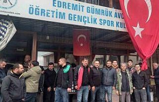 Edremitli avcılardan Çanakkale şehitleri için...