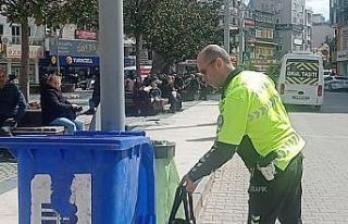 Edremit’te şüpheli çanta polisi alarma geçirdi
