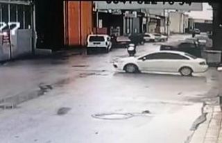 Ehliyetsiz ve kasksız sürücü ölümden döndü