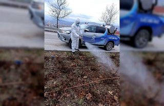 Elazığ’da ilaçlama çalışmaları sürüyor