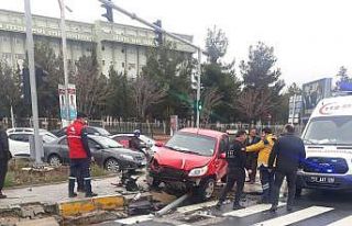 Elazığ’da trafik kazası: 1 yaralı