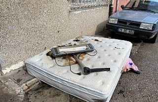 Elektrikli ısıtıcı yangın çıkardı