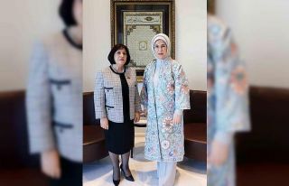 Emine Erdoğan, Azerbaycan Milli Meclis Başkanı...
