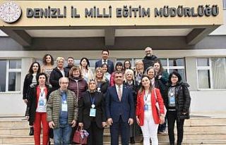 Erasmus proje ortakları Denizli’de