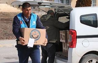 Erciş Belediyesinden depremzede ailelere gıda desteği