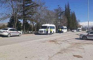 Ereğli’de jandarma trafikten servis araçlarına...