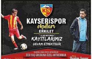 Erkilet Kayserispor Futbol Okulları depremzedelere...