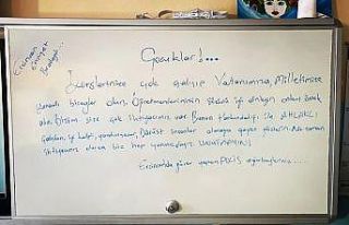 Erzincan polisinden duygulandıran not