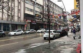 Erzurum’da kar yağışı