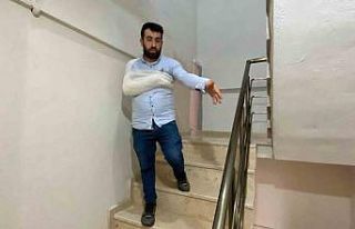 Ev sahibi ve kiracı arasında “merdivenden ittin”...