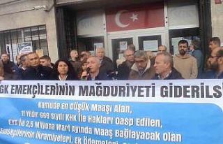 Fatih Unkapanı’nda SGK çalışanları iş bıraktı