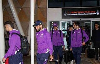 Fiorentina, Sivasspor maçı için kente geldi