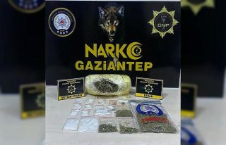 Gaziantep’te uyuşturucu operasyonu: 15 gözaltı