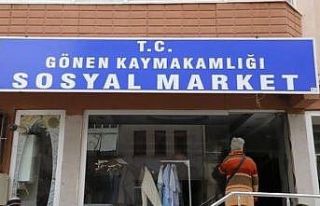Gönen’de sosyal market açıldı