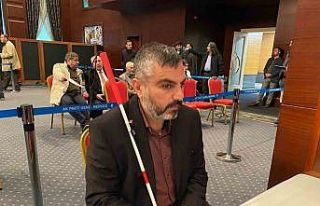 Görme engelli Mehmet Avar AK Parti aday adaylığı...