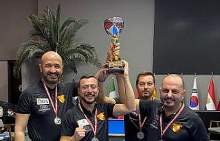 Göztepe’nin bilardo takımı Türkiye ikincisi...