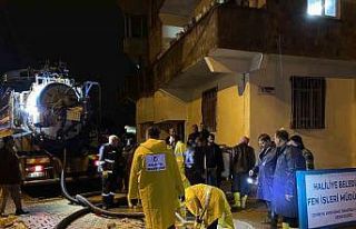 Haliliye’de ekipler sel riskine karşı seferber...