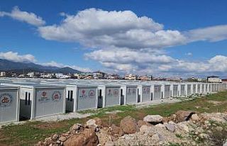 Hassa’da kurulacak konteyner kent için çalışmalar...