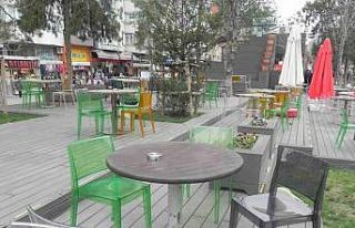 Havalar soğudu çay bahçeleri boş kaldı