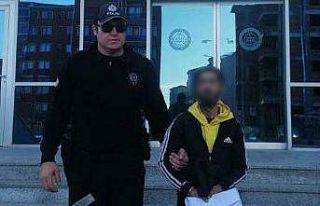 Hırsızı parmak izi ele verdi