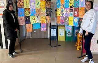 Hisarcık 15 Temmuz Şehitleri Anadolu Lisesinde ebru...