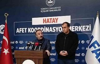 İçişleri Bakan Yardımcısı Çataklı’dan “Hatay’da...