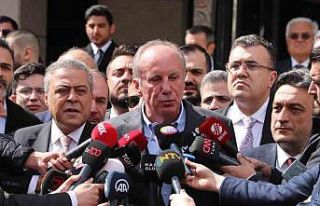 İnce, cumhurbaşkanlığı adaylık başvurusunu...