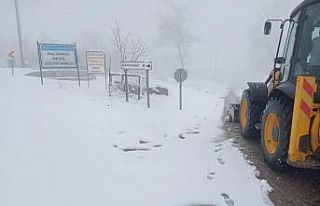 İnegöl’de kar yağışına anında müdahale