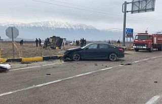 Isparta’da trafik kazası: 1 ölü, 2 yaralı