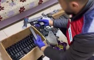 Jandarmadan elektrikçi görünümlü silah imalathanesine...