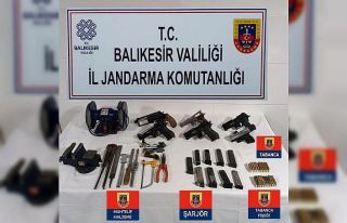 Jandarmadan kaçak silah imalatına operasyon