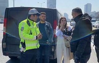 Kadıköy’de cipi yanan kadın sürücü gözyaşlarına...