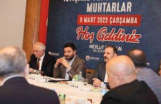 Kağıthane’de muhtarlarla afetlere kaşı alınan...