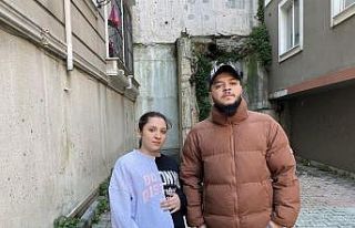 Kağıthane’de üstüne klima düşen 9 aylık hamile...