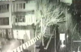 Kahramanmaraş depremine dair yeni güvenlik kamerası...