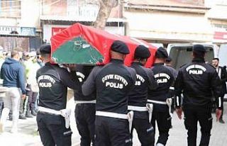 Kalp kirizinden vefat eden polis memuru gözyaşları...