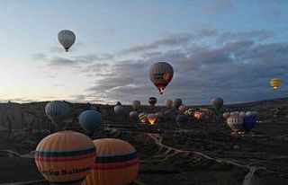 Kapadokya’da görsel şölen kaldığı yerden devam...