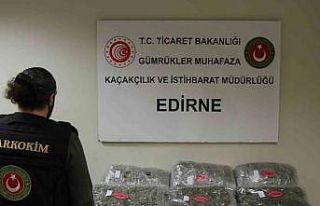 Kapıkule Gümrük Kapısı’nda 13 kilogram esrar...