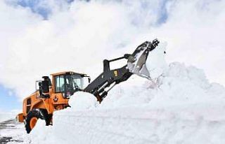 Kar nedeniyle 5 aydır kapalı olan Ardahan-Ardanuç...