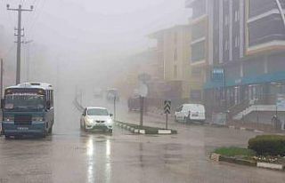 Karabük’te sağanak ve sis etkili oluyor