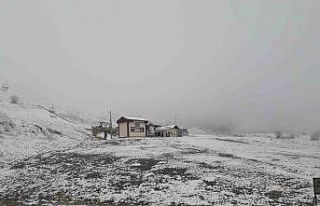 Karabük’ün yüksek kesimleri beyaz örtüyle kaplandı