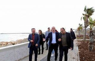 Karaduvar Sahili 2. Etap Park çalışmalarında sona...