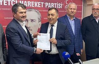 Karagül MHP’ye milletvekili aday adaylığı başvurusu...