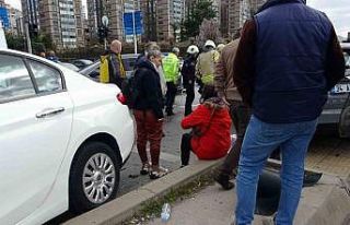 Kartal’da 2 kişinin yaralandığı trafik kazası...