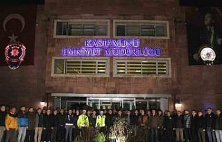 Kastamonu’dan 100 polis deprem bölgesine uğurlandı