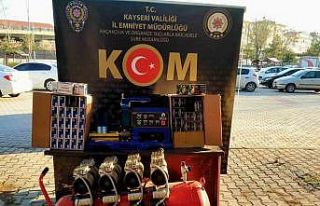 Kayseri’de Kaçak Sigara ve Tütün Operasyonu