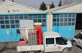 Keçiören Belediyesinden bin 500 aileye eşya desteği...