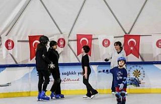 Keçiören’de çocuklara ücretsiz paten hizmeti
