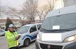 Kırklareli’nde okul servislerine denetim