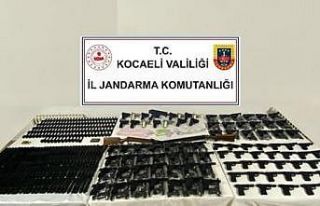 Kocaeli’de bir ayda 28 silah ve 835 silah parçası...